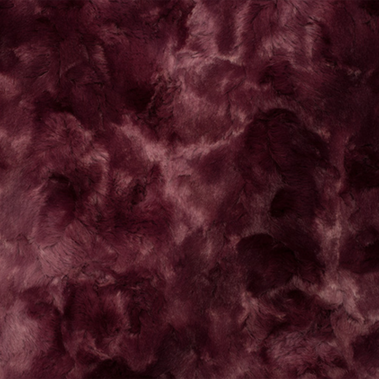 Faux Fur Shannon Fabrics - Luxe Cuddle® Galaxy Merlot